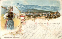 Gruss Aus Solothurn - Litho - Soleure