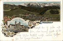 Gruss Aus Einsiedeln - Litho - Einsiedeln