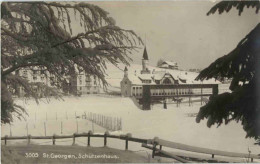 St. Gallen - St. Georgen Schützenhaus Im Winter - Saint-Gall