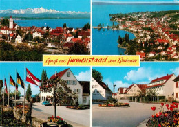 73941507 Immenstaad_Bodensee Panorama Fliegeraufnahme Strassenpartien - Altri & Non Classificati