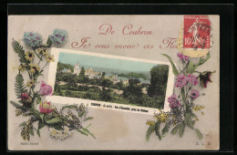 CPA Coubron, Vue D'Ensemble, Prise Du Chateau  - Andere & Zonder Classificatie