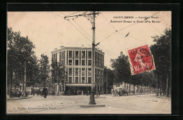 CPA Saint-Denis, Carrefour Pleyel, Boulevard Ornano Et Route De La Révolte  - Saint Denis