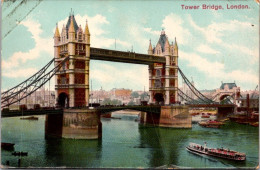 29-4-2024 (3 Z 23) UK - Very Old (colorised) - London Tower Bridge - Bruggen