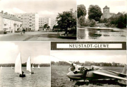 73900346 Neustadt-Glewe Strasse Des Friedens Burg Am See Segeln GST-Flugplatz Ne - Andere & Zonder Classificatie