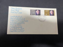 29-4-2024 (3 Z 24) FDC - New Zealand - 1971 - Lord Rutherford Of Nelson - FDC
