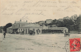 CPA Granville-La Gare-236-Timbre   L2876 - Granville