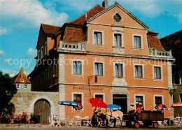 73862352 Rothenburg  Tauber Gasthof Zur Schranne Pferdewagen  - Rothenburg O. D. Tauber