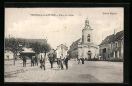 CPA Tremblay-les-Gonesse, Place De L'Eglise  - Andere & Zonder Classificatie