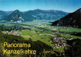 73862195 Wiesing Tirol AT Panorama Kanzelkehre Vorderes Zillertal Mit Campingpla - Altri & Non Classificati