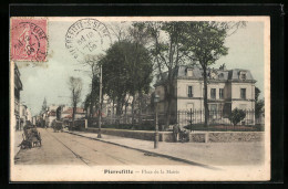 CPA Pierrefitte, Place De La Mairie  - Andere & Zonder Classificatie