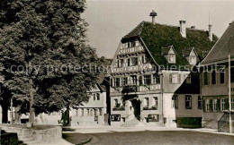 73828856 Welzheim Rathaus Mit Kirchplatz Welzheim - Altri & Non Classificati