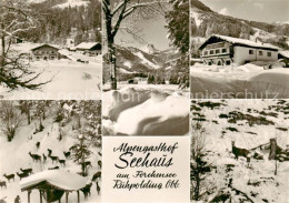 73828770 Ruhpolding Alpengasthof Seehaus Am Foerchensee Winteridylle Wildfuetter - Ruhpolding