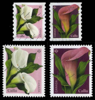 Canada (Scott No.3320-23 - Cala) (o) Coil And Bk Stamps Set Of 4 - Usati