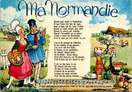 29-4-2024 (3 Z 25 France (posted 1980) Folklore - Ma Normandie - Musica