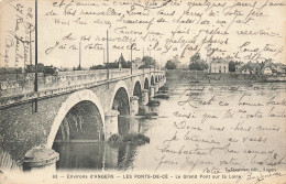 CPA Environs D'Angers-Les Ponts De Cé-Le Grand Pont Sur La Loire-63-Timbre   L2876 - Les Ponts De Ce