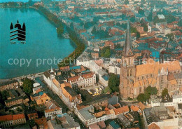 73745978 Schwerin  Mecklenburg Fliegeraufnahme Mit Kirche  - Schwerin