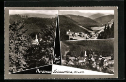 AK Nordenau / Hochsauerland, Gesamtansichten, Kirche  - Altri & Non Classificati