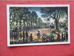 Washington Taking Command Of The Continental Army Cambridge   Ref 6395 - Historical Famous People