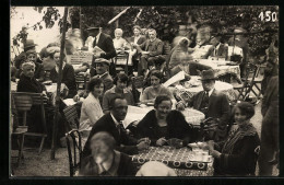 AK Tr. Teplice, Gäste In Einem Gartenrestaurant  - Slovakia