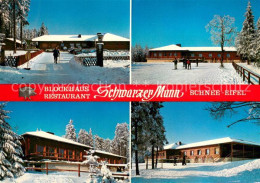 73745877 Pruem Eifel Blockhaus Restaurant Schwarzer Mann Schnee Eifel Pruem Eife - Altri & Non Classificati