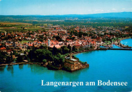 73745849 Langenargen Bodensee Fliegeraufnahme Mit Schloss Montfort Langenargen B - Langenargen