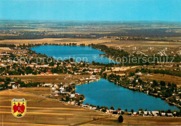 73745572 Neufeld Leitha Fliegeraufnahme Mit Seerestaurant Strandbad Campingplatz - Sonstige & Ohne Zuordnung