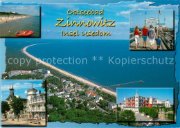 73745543 Zinnowitz Ostseebad Fliegeraufnahme Usedom Teilansichten Panorama Zinno - Zinnowitz