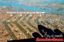 73745437 Amsterdam  NL City Of Canals Luchtopname Van Het Centrum  - Other & Unclassified