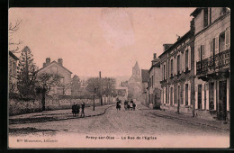 CPA Précy-sur-Oise, La Rue De L'Eglise  - Précy-sur-Oise