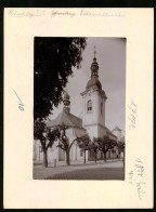 Fotografie Brück & Sohn Meissen, Ansicht Rumburg, Strasse An Der Dekanalkirche  - Orte