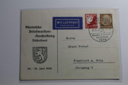Deutsches Reich Rheinische Briefmarkenausstellung Düsseldorf 1936 #BB616 - Altri & Non Classificati