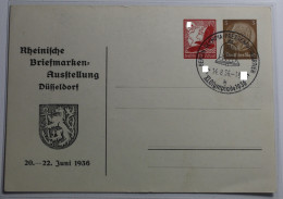 Deutsches Reich Rheinische Briefmarkenausstellung Düsseldorf 1936 #BB615 - Otros & Sin Clasificación