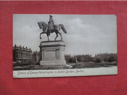 Statue George Washington  Boston .Massachusetts  Ref 6395 - Boston
