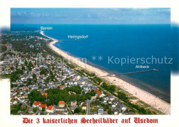 73744930 Usedom Seeheilbaeder Ahlbeck Heringsdorf Bansin Fliegeraufnahme Usedom - Usedom