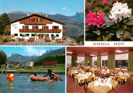 73744298 Gufidaun Klausen Eisacktal Pension Restaurant Gnollhof Gastraum Schwimm - Autres & Non Classés