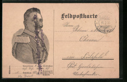 Künstler-AK Kaiser Wilhelm II. In Uniform  - Familles Royales