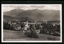 AK Elbach B. Fischbachau, Panorama Mit Gebirge  - Other & Unclassified