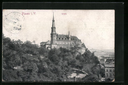 AK Plauen / Vogtland, Blick Zum Schloss  - Vogtland