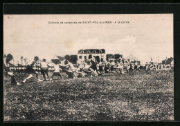 CPA St-Pol-sur-Mer, Colonie De Vacances - A La Corde  - Saint Pol Sur Mer