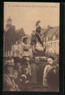 CPA Cassel, Les Géants Reuze Papa Et Reuze Maman  - Cassel