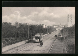 AK Dunkerque, Avenue Des Bains De Mer, Strassenbahn  - Tramways