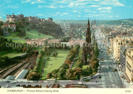 73607505 Edinburgh Princess Street Looking West Castle Chronik Edinburgh - Other & Unclassified