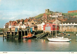 73607265 Whitby West Cliff Ansicht Vom Hafen Aus Whitby West Cliff - Sonstige & Ohne Zuordnung