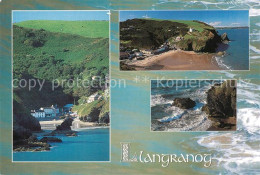 73607232 Llangrannog Kuestenpanorama Bucht Felsen  - Andere & Zonder Classificatie