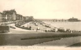 73605689 Eastbourne The Parade From Wish Tower Eastbourne - Sonstige & Ohne Zuordnung