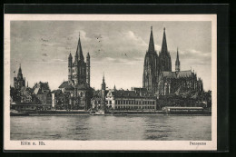 AK Köln A. Rhein, Panorama Mit Dom  - Koeln