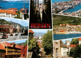 73592103 Bergen Norwegen Ortsmotive Fliegeraufnahme Bergen Norwegen - Norwegen