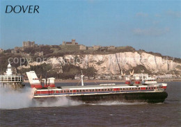 73590501 Dover Kent Hovercraft Passing Dover Castle Dover Kent - Autres & Non Classés