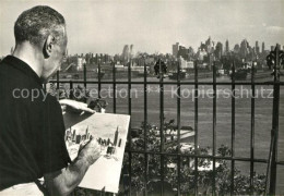 73590466 New_York_City View Of Manhattan Painter - Other & Unclassified