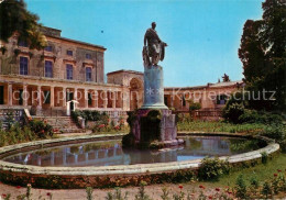 73590041 Corfu Palazzo Reale Koenigspalast Denkmal Statue - Sonstige & Ohne Zuordnung